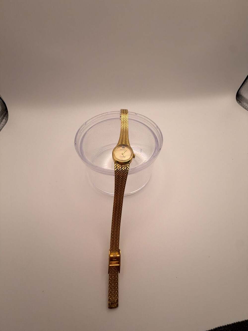 Waltham Diamond Quartz Women's Gold-Tone Bracelet Watch YWL072